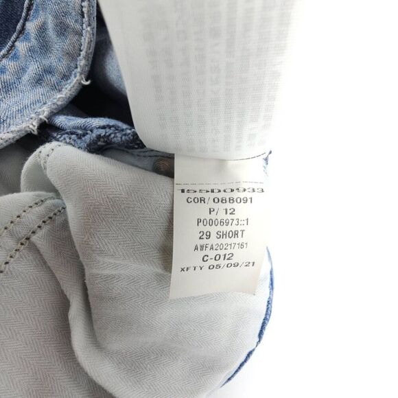 ABERCROMBIE Curve Love 90s Super Skinny Ankle High Rise Jeans Light Distressed - Picture 8 of 9